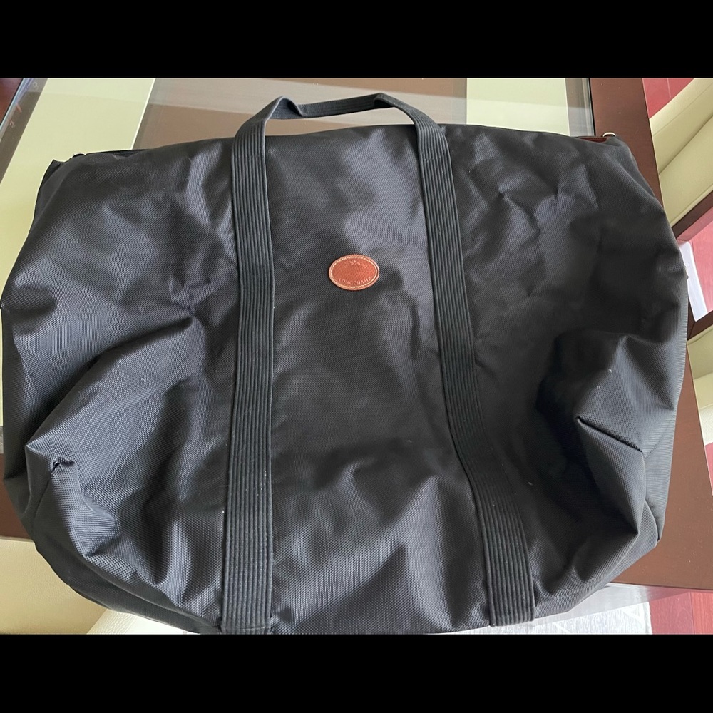 Longchamp Paris extra Large canvas tote
